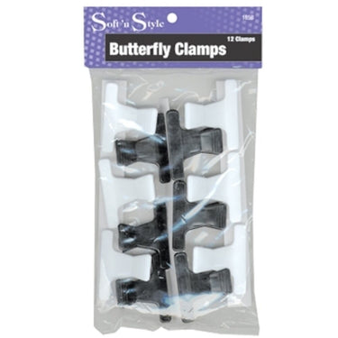Soft 'N Style 2" Butterfly Clamp / 12 Pack