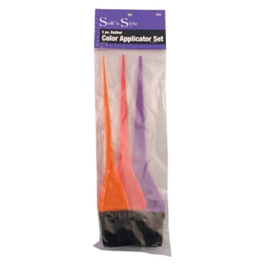 Soft 'N Style 3 Piece Rubber Color Applicator Set