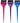 Soft 'N Style 3 Piece Translucent Dye Brush Set