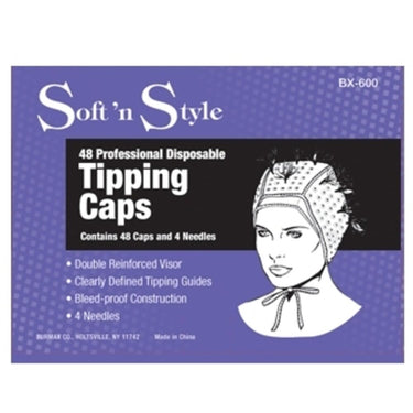 Soft 'N Style 48 Piece Pac Tipping Caps 4 Needles Box