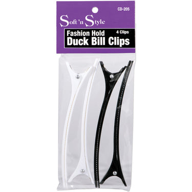Soft 'N Style Duck Bill Clips / 4 per Bag