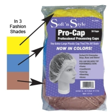 Soft 'N Style Processing Caps In 3 Colors