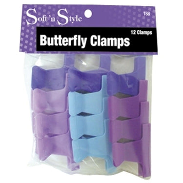 Soft 'N Style Regular Colored Butterfly / 12 Pack