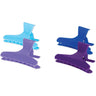 Soft 'N Style Wide Colored Butterfly Clip / 12 Pack