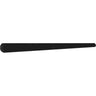 Soft Touch 7" Cushioned Black Nail File - 100/180 Grit - Tapered - Individually Wrapped