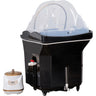 Soleil Non-Plumbed Portable Head Spa Kit - Black / Ideal for Mobile Therapists, Salons, Spas, Wellness Centers, Gyms, Hotels, and More!