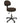 Solutions Rolling Stool with Back /Adjustable Height from 18" - 23" by Custom Craftworks