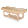 Sonoma Flat Top Spa Treatment Table Shelf Base by Living Earth Crafts