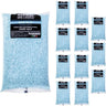 Spa Choice Baby Blue Rosin Free Multidirection Hard Wax - Made in Italy / 26.4 Lbs. Total = 2.2 lbs. - 35.27 oz. - 1 kg. Each X 12 Bags by Waxness