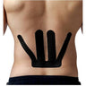 SpiderTech Back Precut / Black 10 Pack- Kinesiology Sports &amp; Athletic Taping Treatment For Pain Relief