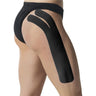 SpiderTech Hip Precut / Black 10 Pack - Kinesiology Sports &amp; Athletic Taping Treatment For Pain Relief