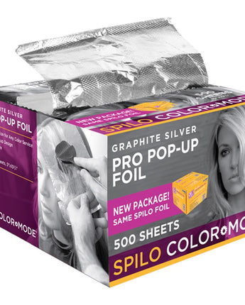 Spilo Color Mode Graphite Silver Pro Pop-Up Foil 5" x 10.75" / 500 Sheets