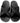 Sposh Cross Strap Sandal - Affordable & Sanitizable / Black