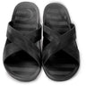 Sposh Cross Strap Sandal - Affordable & Sanitizable / Black