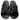Sposh Cross Strap Sandal - Affordable & Sanitizable / Black