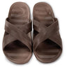 Sposh Cross Strap Sandal - Affordable & Sanitizable / Brown