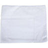 Sposh Locker Room Bath Mat - 100% Combed Ring Spun Cotton 600 GSM - WHITE / 25"W x 30"L