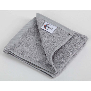 Sposh Luxury Terry Wash Cloth - 100% Combed Ring Spun Cotton 600 GSM - DOVE GREY / 11" x 11"