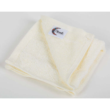 Sposh Luxury Terry Wash Cloth - 100% Combed Ring Spun Cotton 600 GSM - NATURAL / 11" x 11"