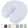 Sposh Microfiber Face Rest Cover with Elastic - Available in Cream, White, Coffee, Blue Agate, Moonstone, Spa Blue & Greenery