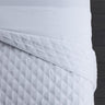 Sposh Microfiber Quilted Blanket / 58"W X 85"L - Available in Cream, White, Coffee, Greenery, Blue Agate, Moonstone & Spa Blue