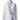 Sposh Microfiber Robe with Trim / White Solid Body + White Sapphire Paisley Trim