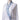 Sposh Microfiber Robe with Trim / White Solid Body + White Sapphire Paisley Trim