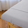 Sposh Microfiber Sheet - Fitted - Dove Grey / 32.5"W x 73"L x 6.5"D Pocket - Fits a Standard Table 30"W x 73"L
