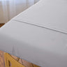 Sposh Microfiber Sheet - Flat - Dove Grey / 56"W x 87"L - Fits a Standard Table 30"W x 73"L