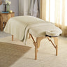 Sposh Microfiber Sheet - Traditional FITTED Sheet with Elastic / Cream / 32.5"W x 73"L x 6.5"D Pocket