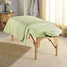 Sposh Microfiber Sheet - Traditional FITTED Sheet with Elastic / Greenery / 32.5"W x 73"L x 6.5"D Pocket