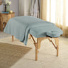 Sposh Microfiber Sheet - Traditional FLAT Sheet / Agate Blue / 56"W x 87"L