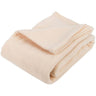 Sposh Plush Fleece Blanket - Cream / 54"W x 80"L