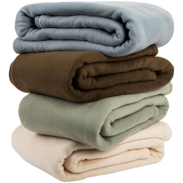 Sposh Plush Fleece Blanket - Sage / 54"W x 80"L