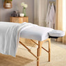 Sposh Poly-Cotton Blend Waffle Weave Blankets - 66"W x 90"L / Available in White, Natural, and Dove Grey