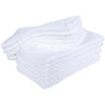 Sposh Treatment Room Terry Hand Towel - 100% Ring Spun Cotton 400 GSM - WHITE / 16"W x 27"L - 12 Count