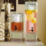 Square Beverage Dispenser with Cooling Ice Core / Small