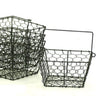 Square Black Wire Basket