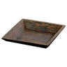 Square Palm Wood Plate / 4.5" X 4.5"
