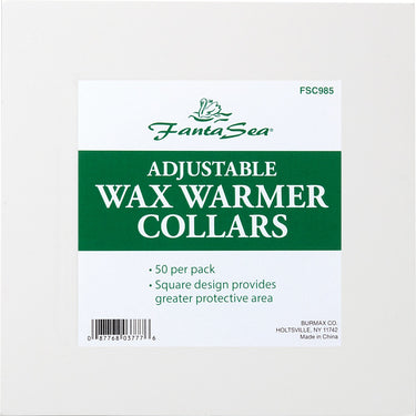 Square Wax Warmer Collars / 50 Pack by Fantasea