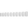 Squoval Nail Tips - Frosted / 300 Count by DL Pro