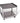 Stainless Steel Cart 2 Shelves, 16'x21'x19'