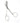 Stainless Steel Eyebrow Comb Scissors by Seki Edge