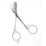 Stainless Steel Eyebrow Comb Scissors by Seki Edge