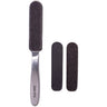 Stainless Steel Foot File with 40 Replacement Pads by Satin Edge