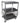 Stainless Steel Rolling Cart- 3 Shelf