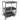 Stainless Steel Rolling Cart- 3 Shelf