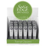 Stainless Steel Toenail Clippers Display / 24 Clippers by Satin Edge