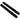 Standard Black Cushion Nail Files - 240/240 - White Center - Washable / 2,000 Mega Case by DHS Products