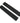 Standard Black Cushion Nail Files - 80/80 - Blue Center - 1-1/8" Wide Washable Jumbo / 1,400 Mega Case by DHS Products